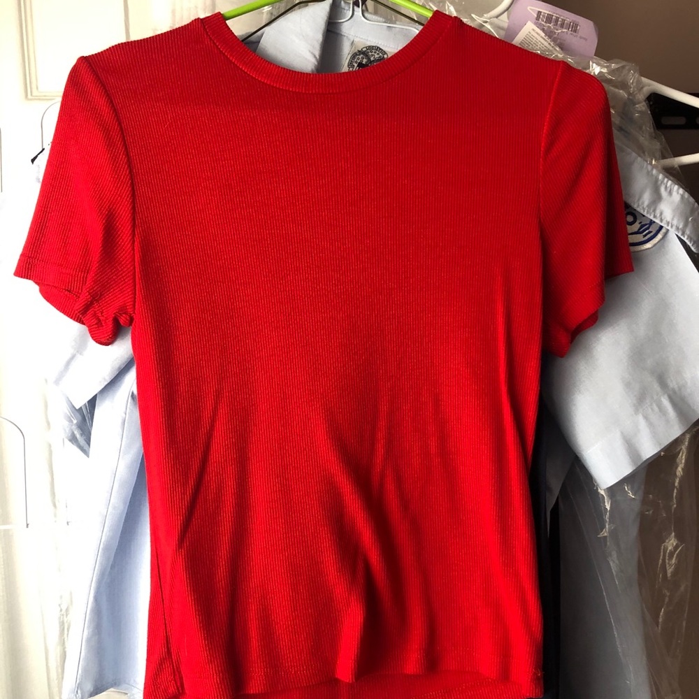 Red Crop Top